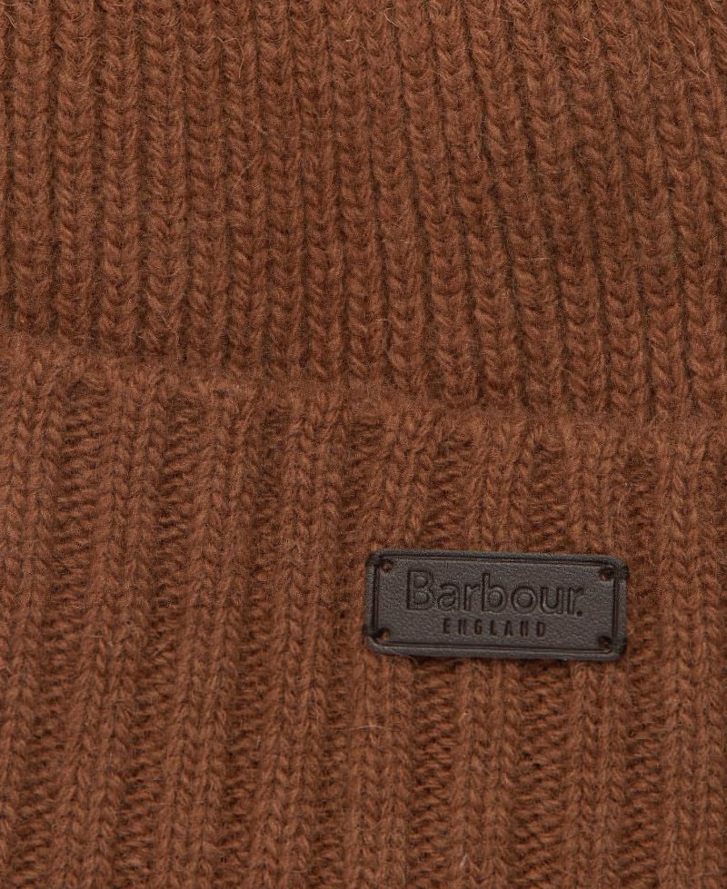 Barbour Beanie Carlton Mid Brown | ESK758123