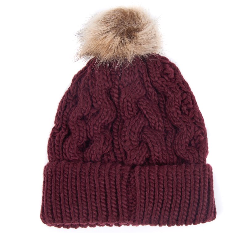 Barbour Beanie Penshaw Cable Grey | DVI401685