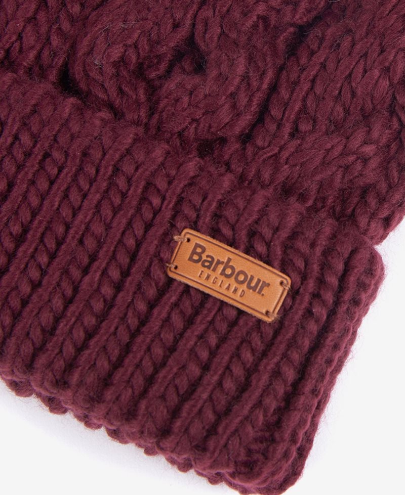 Barbour Beanie Penshaw Cable Grey | DVI401685