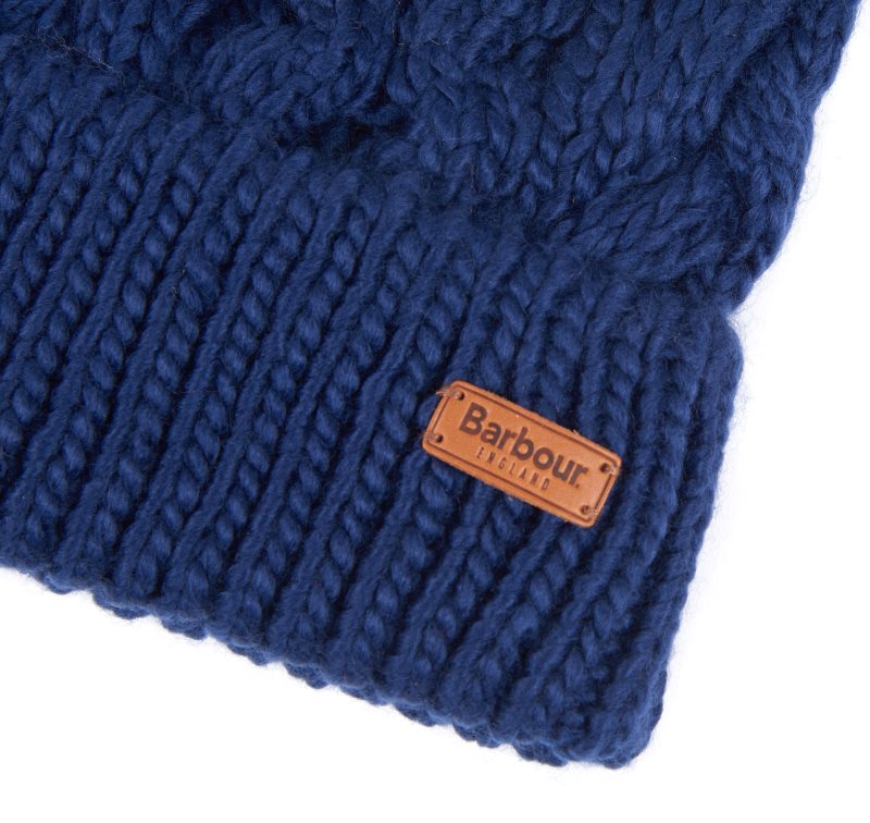 Barbour Beanie Penshaw Cable Grey | TQG520634