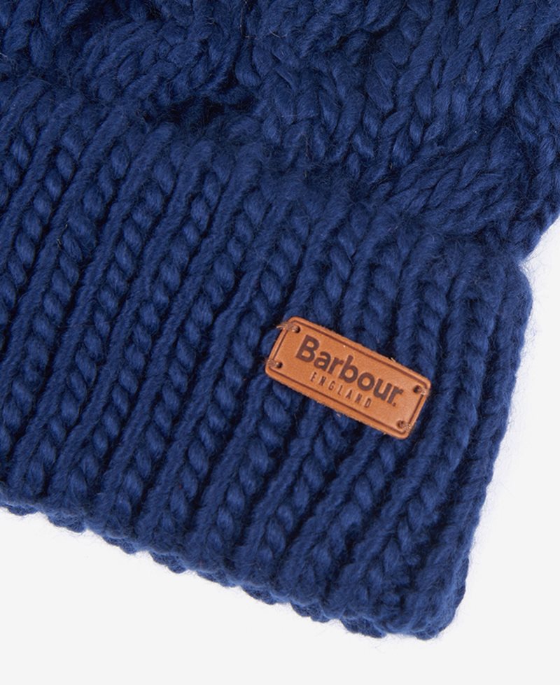 Barbour Beanie Penshaw Cable Grey | TQG520634