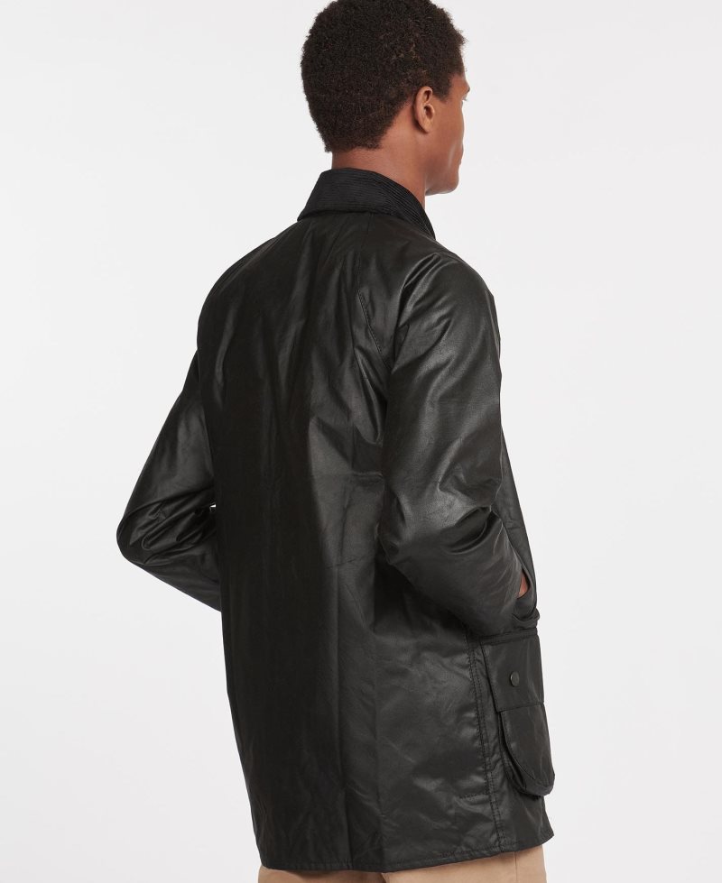 Barbour Beaufort? Wax Jacket Black | GZE960738