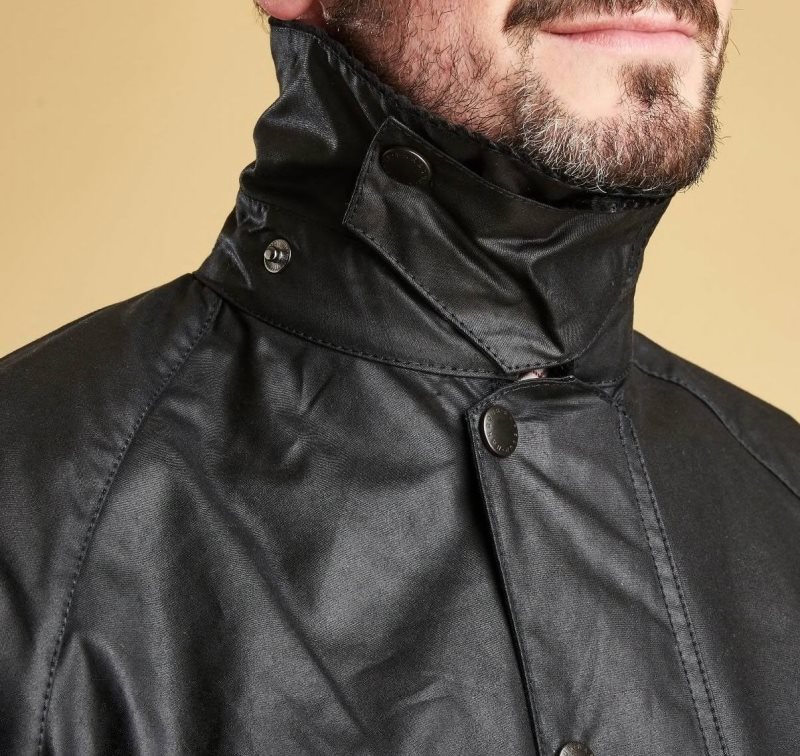 Barbour Beaufort? Wax Jacket Black | GZE960738