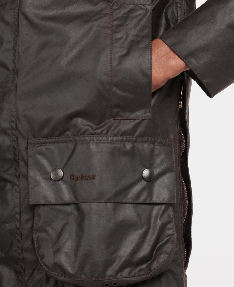 Barbour Beaufort? Wax Jacket Black | MYB720496