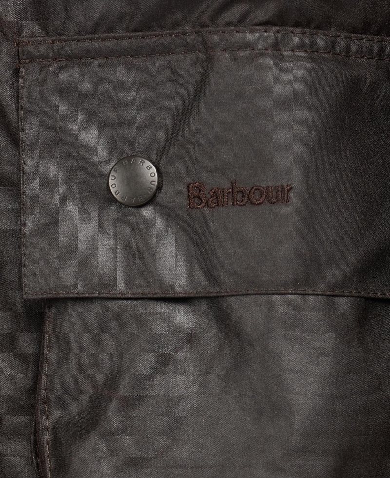 Barbour Beaufort? Wax Jacket Black | MYB720496