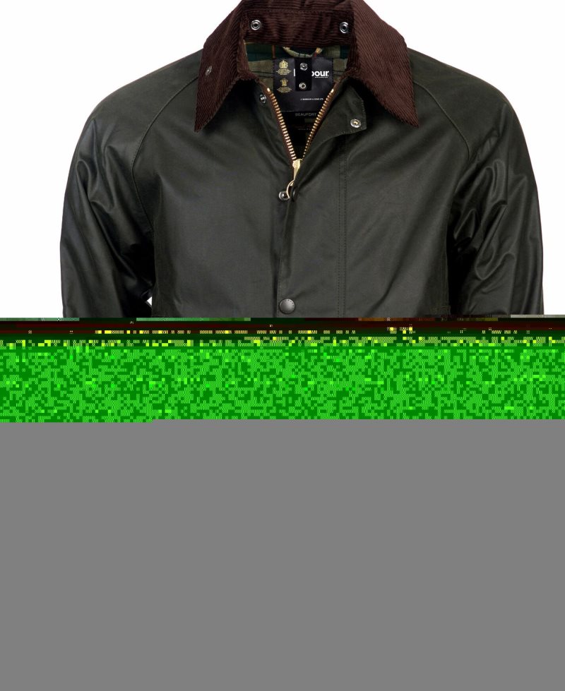 Barbour Beaufort? Waxed Cotton Jacket Black | ZNV986741