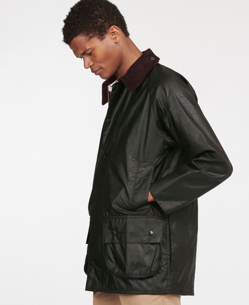 Barbour Beaufort? Waxed Cotton Jacket Black | ZNV986741