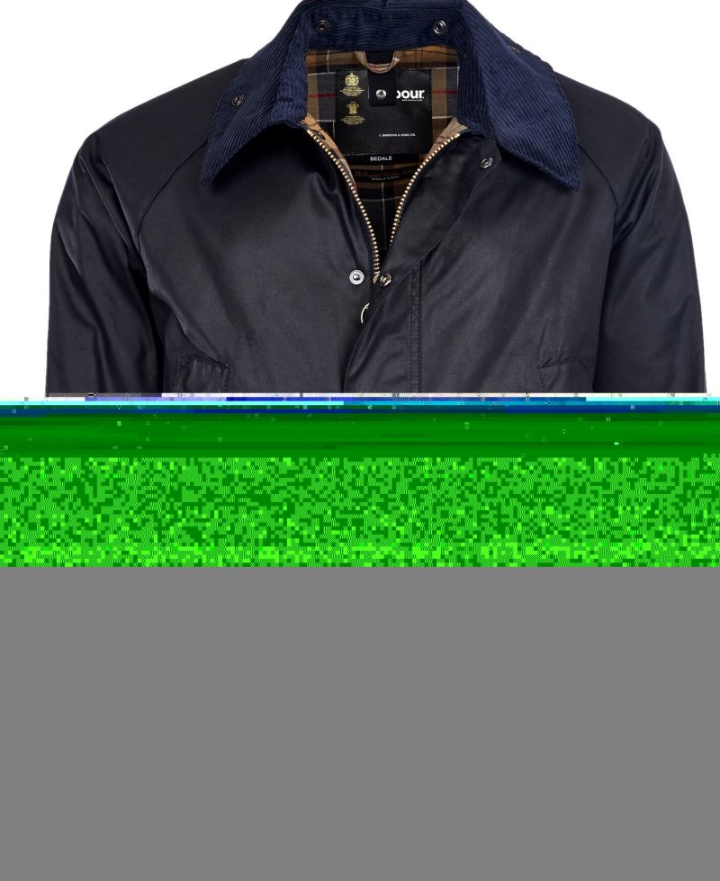 Barbour Bedale? Wax Jacket Black | TYD491358