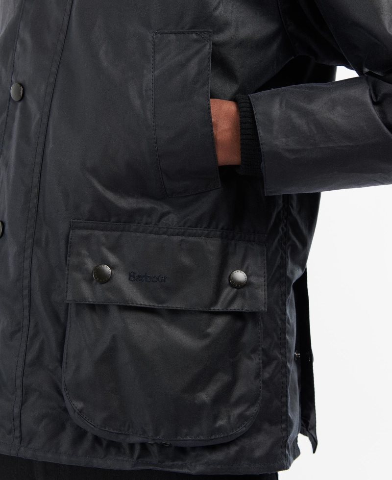 Barbour Bedale? Wax Jacket Black | TYD491358