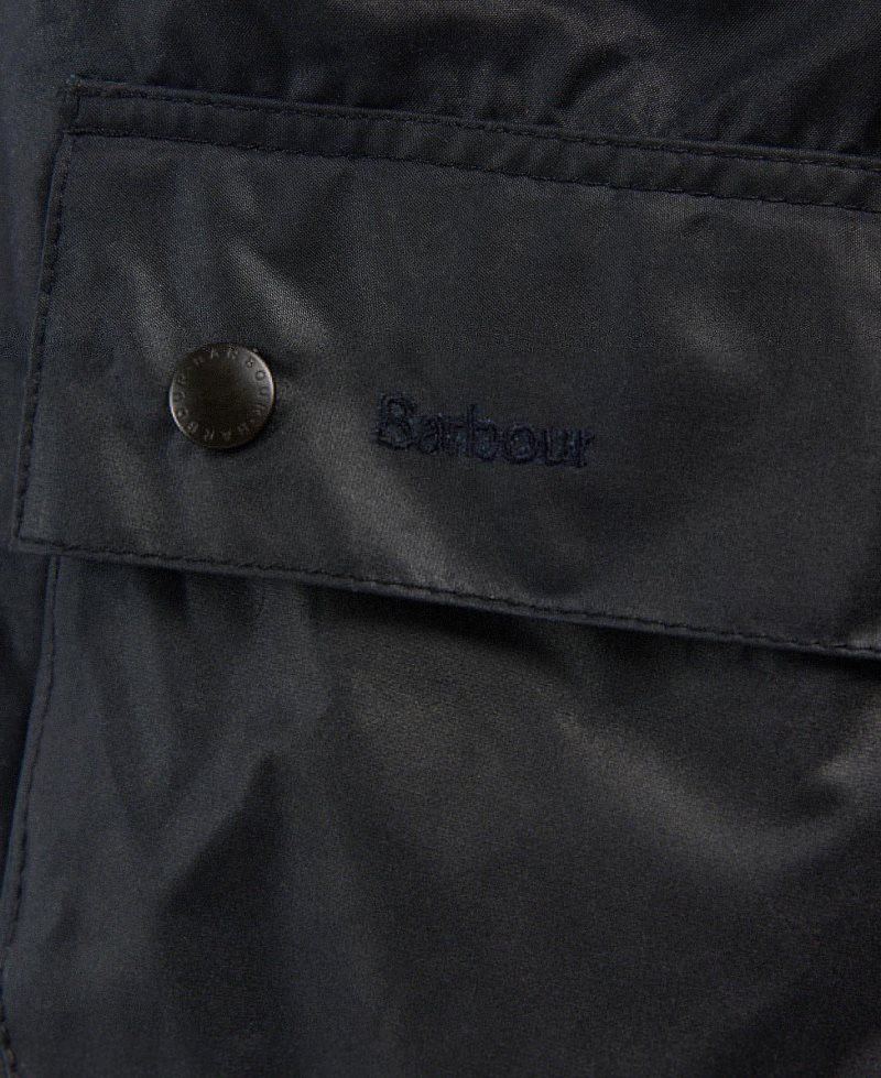 Barbour Bedale? Wax Jacket Black | TYD491358