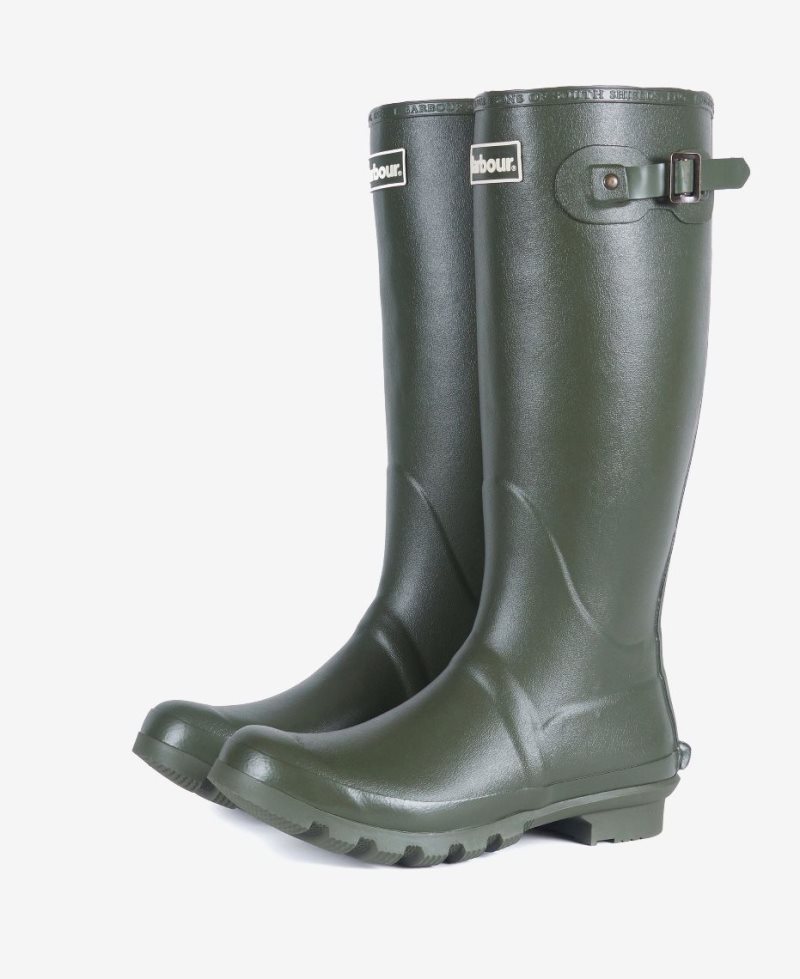 Barbour Bede Wellington Boots Navy | AWJ259701