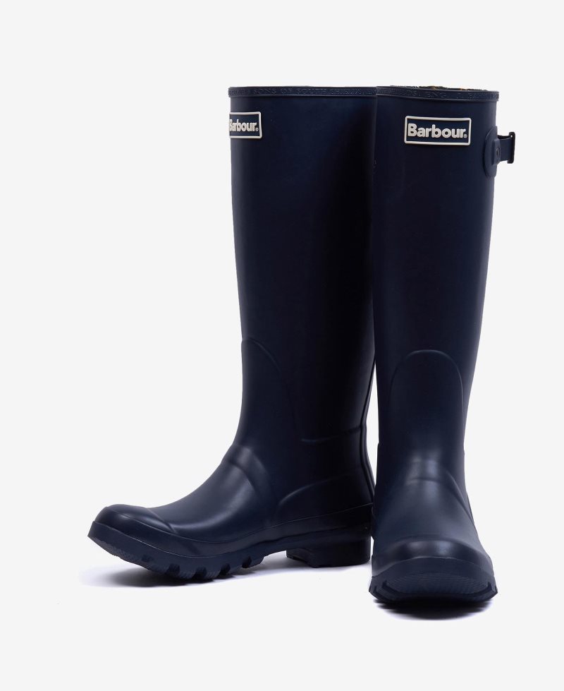 Barbour Bede Wellington Boots Navy | MHD420658