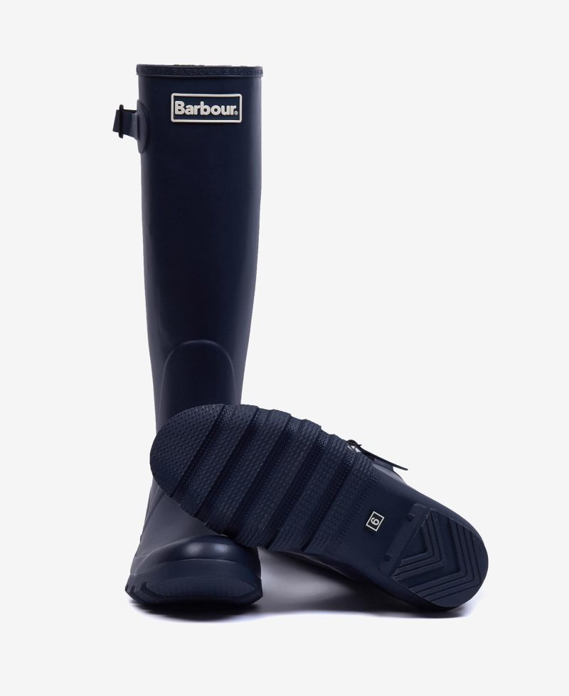 Barbour Bede Wellington Boots Navy | MHD420658