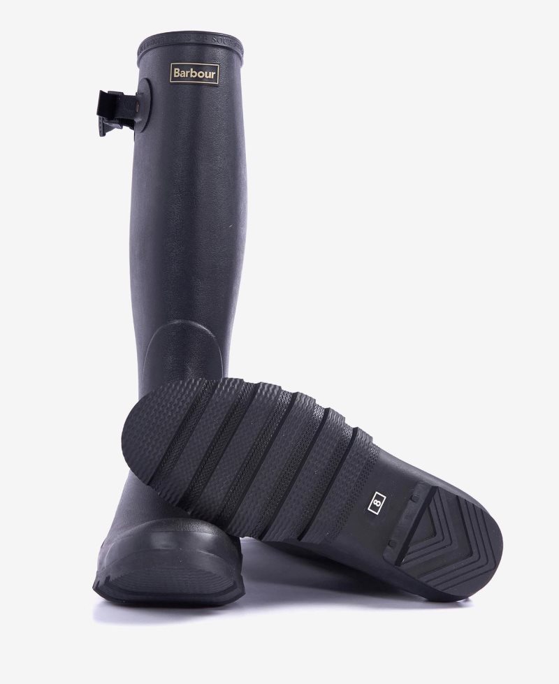 Barbour Bede Wellington Boots Navy | MTL970864