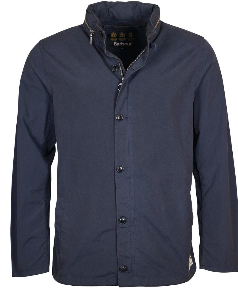 Barbour Bedum Casual Jacket Navy | JIP452078