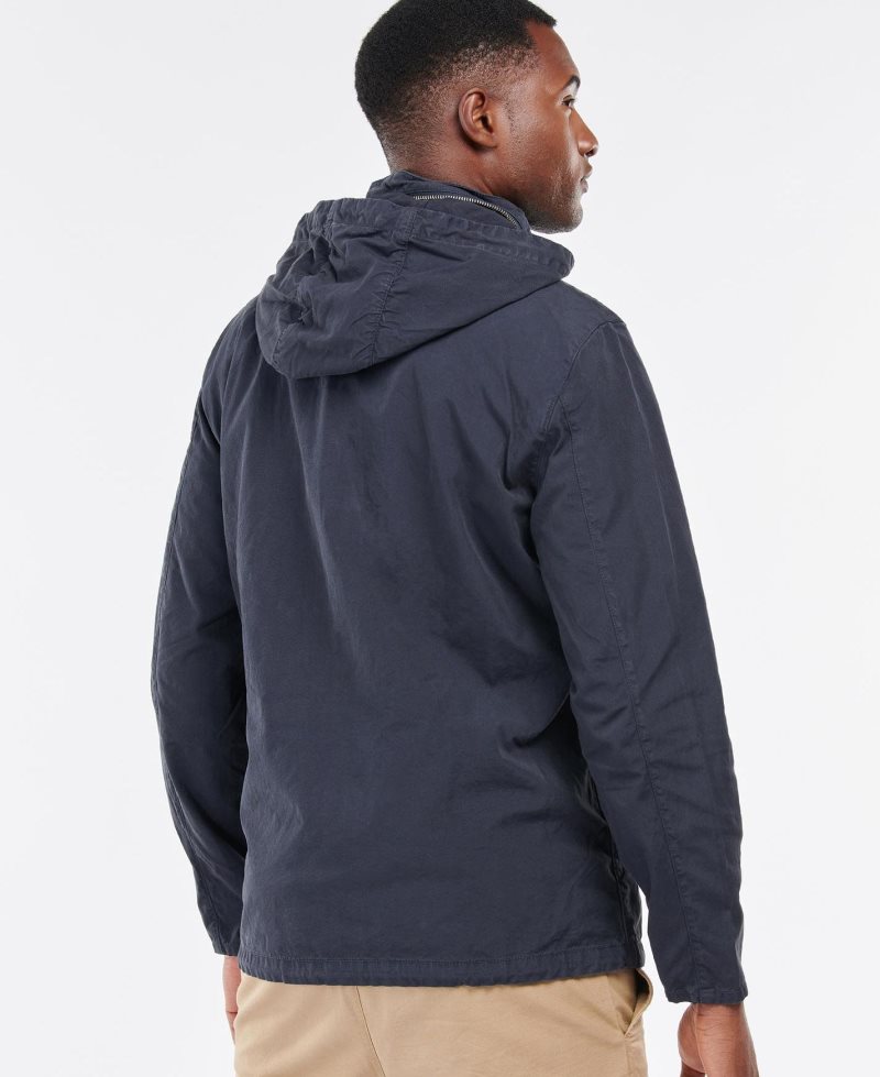 Barbour Bedum Casual Jacket Navy | JIP452078