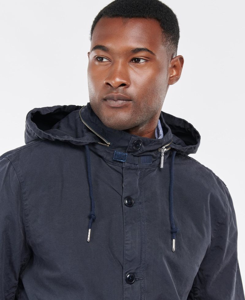 Barbour Bedum Casual Jacket Navy | JIP452078