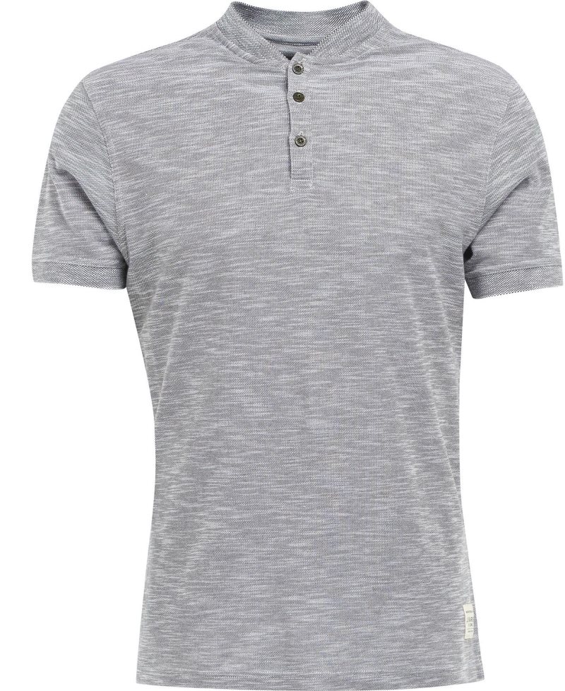 Barbour Belgrave Sport Neck T-Shirt Charcoal | DGC386540