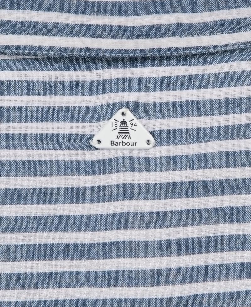 Barbour Betony Shirt Chambray Stripe | YDP289315