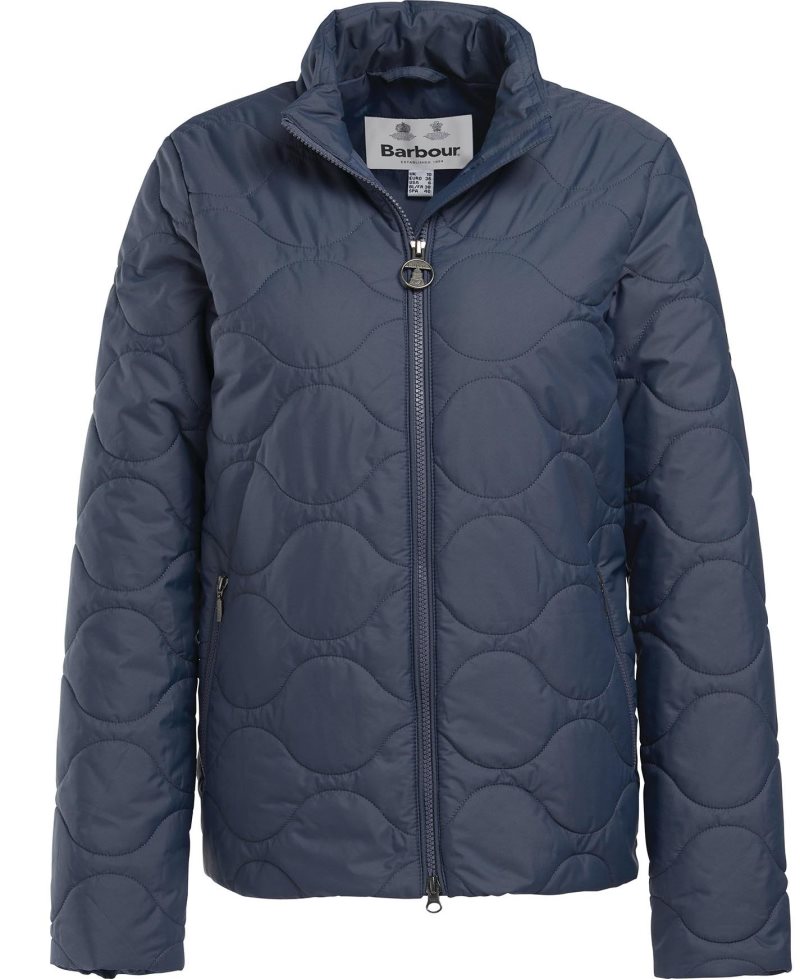 Barbour Bindweed Quilted Jacket Summer Navy | FHD017285