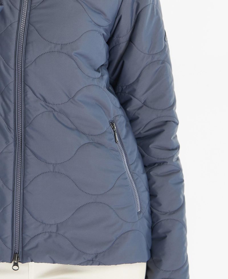 Barbour Bindweed Quilted Jacket Summer Navy | FHD017285