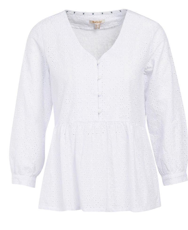 Barbour Bindweed Top White | GUP570841