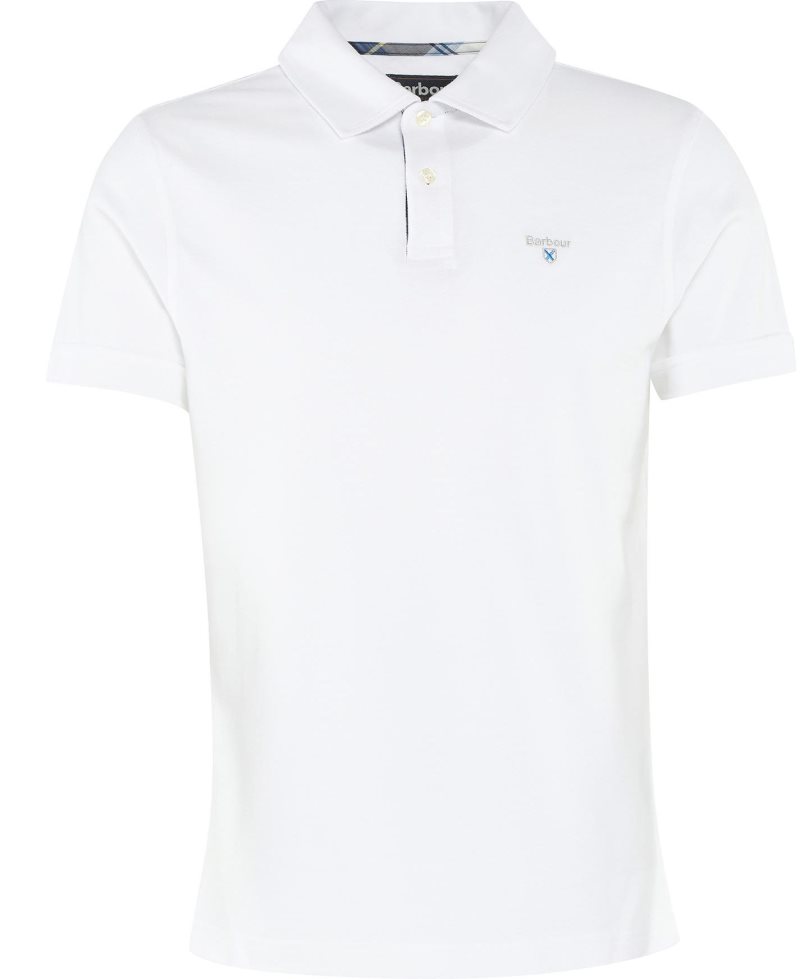 Barbour Birkhill Polo Shirt White | AGH864190