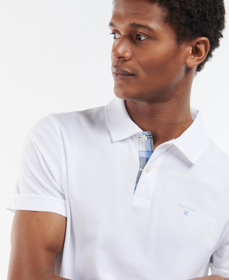 Barbour Birkhill Polo Shirt White | AGH864190