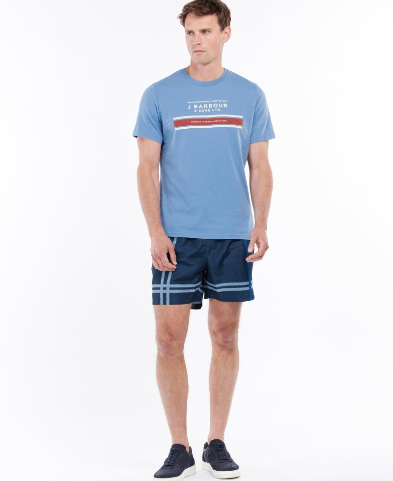 Barbour Blaine Swim Shorts Navy | OIH849675