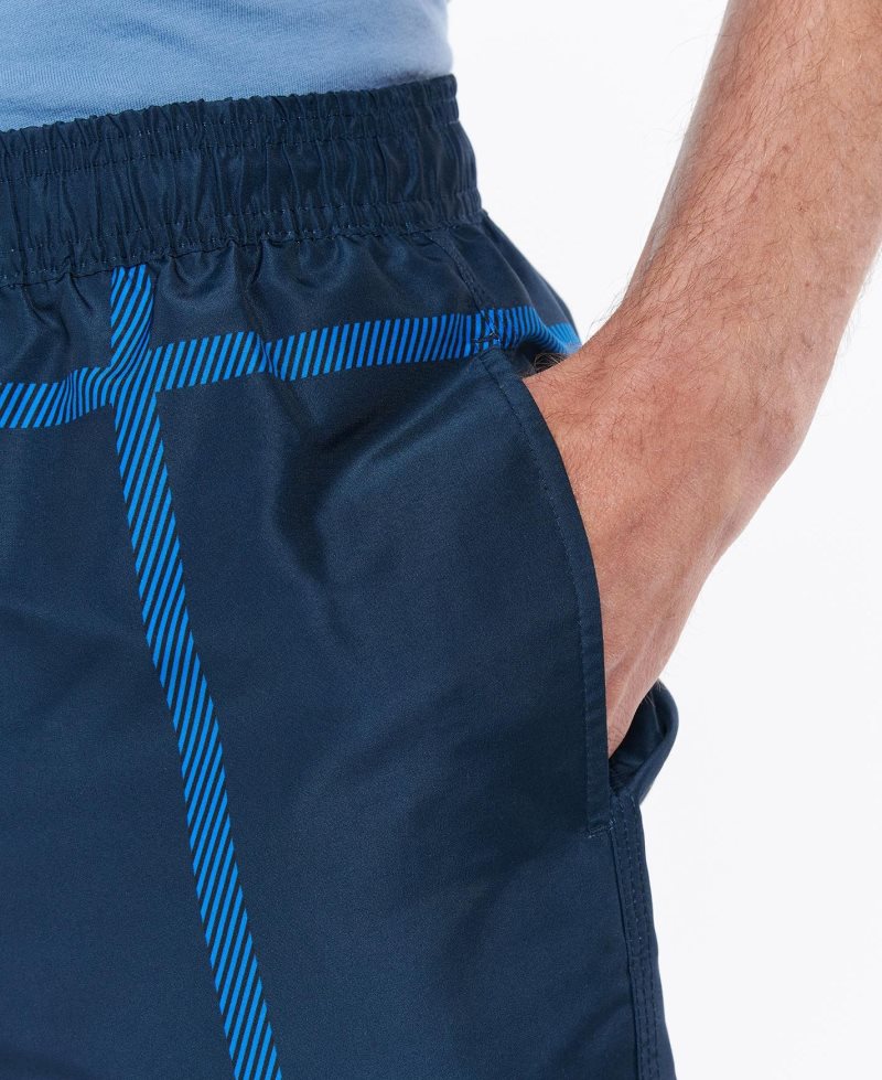 Barbour Blaine Swim Shorts Navy | OIH849675