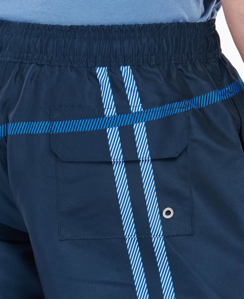 Barbour Blaine Swim Shorts Navy | OIH849675