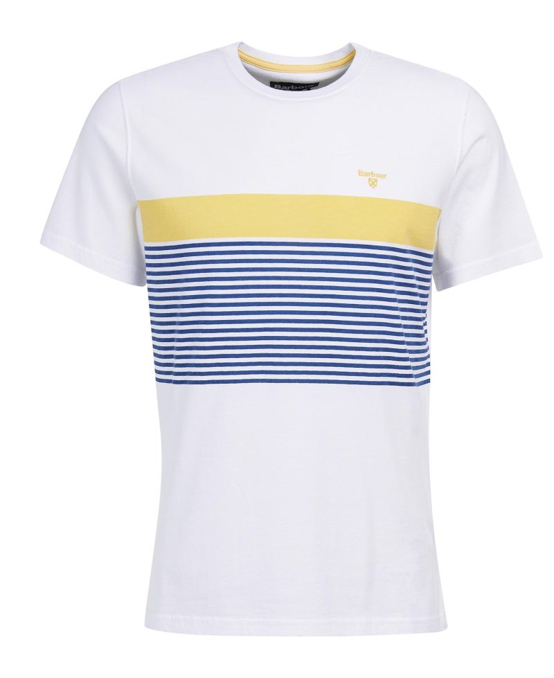 Barbour Braeside T-Shirt White | BYI582634