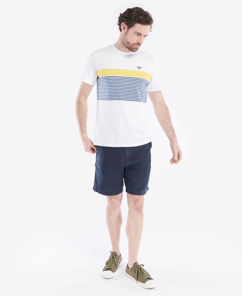 Barbour Braeside T-Shirt White | BYI582634