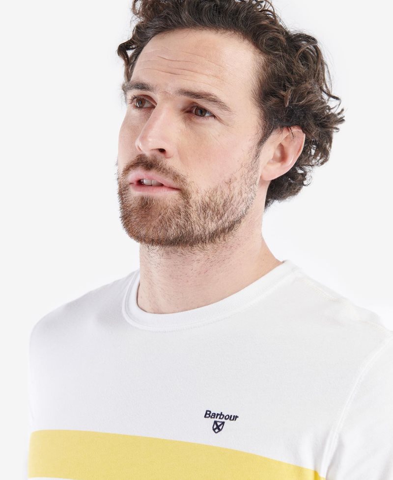 Barbour Braeside T-Shirt White | BYI582634