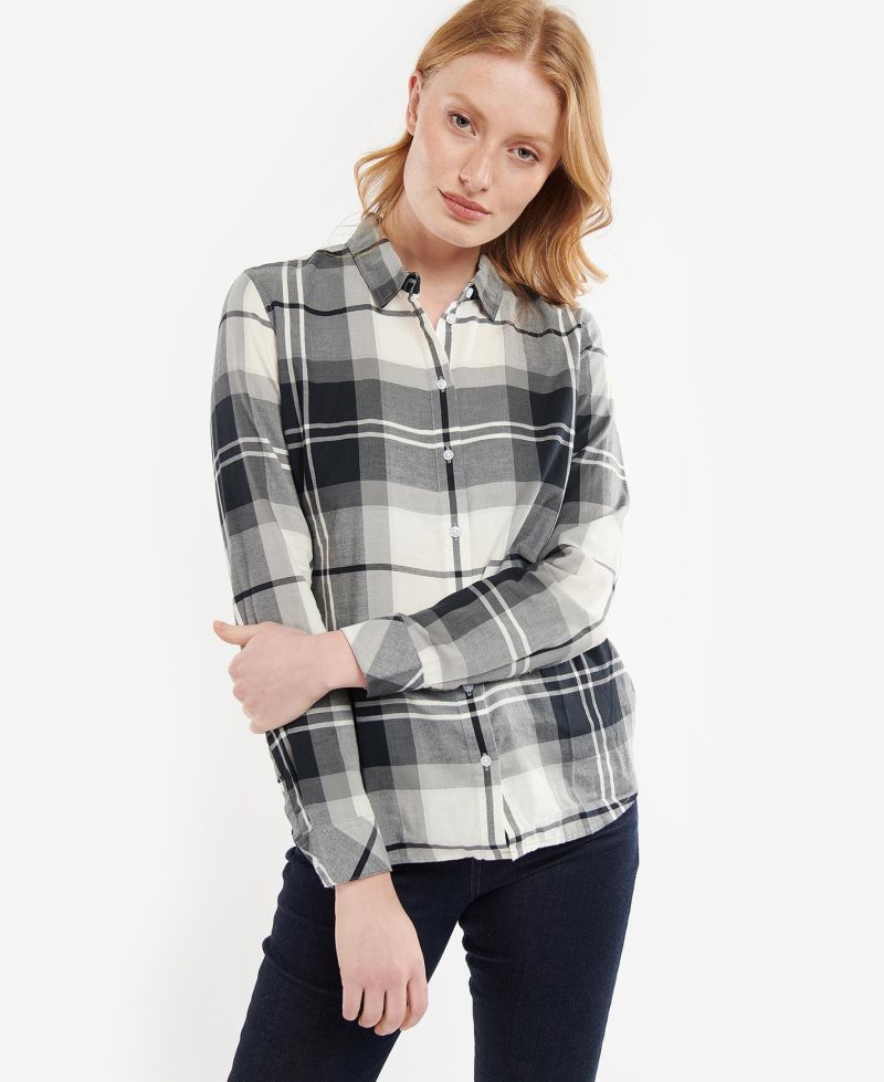 Barbour Bredon Shirt Mono Tartan | FZB240713