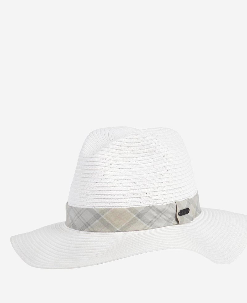 Barbour Brunswick Tartan Fedora Cloud Silver Birch | DFX584903