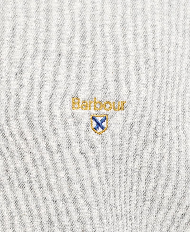 Barbour Campus Hoodie Grey Marl | XVL280735