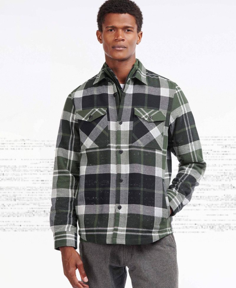 Barbour Cannich Overshirt Midnight Tartan | GMI573812