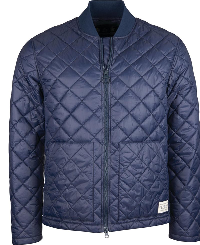 Barbour Chore Quilted Jacket Navy | HDO859106