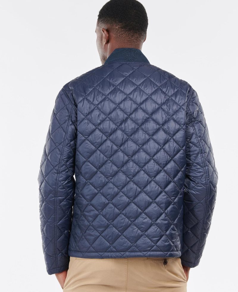 Barbour Chore Quilted Jacket Navy | HDO859106