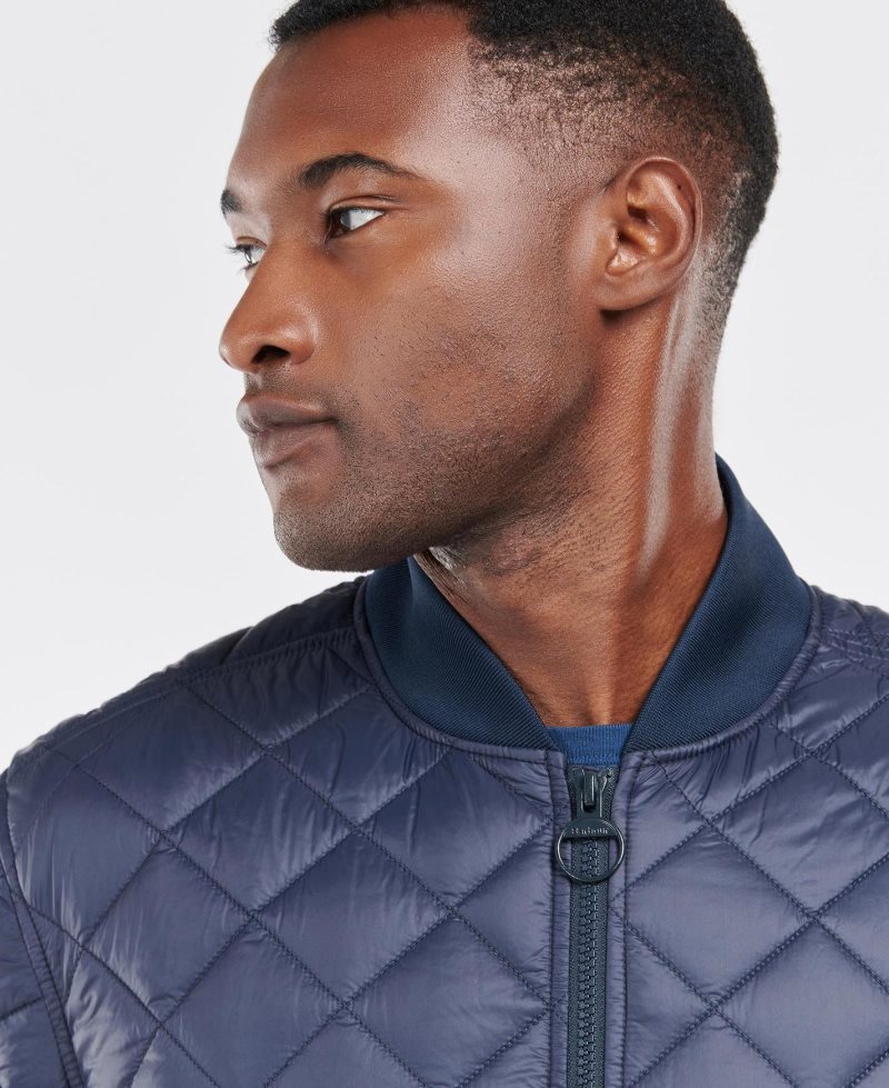 Barbour Chore Quilted Jacket Navy | HDO859106