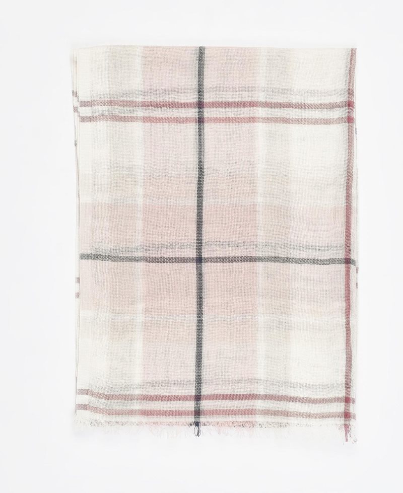 Barbour Christie Tartan Wrap Dewberry Tartan | PRH923460