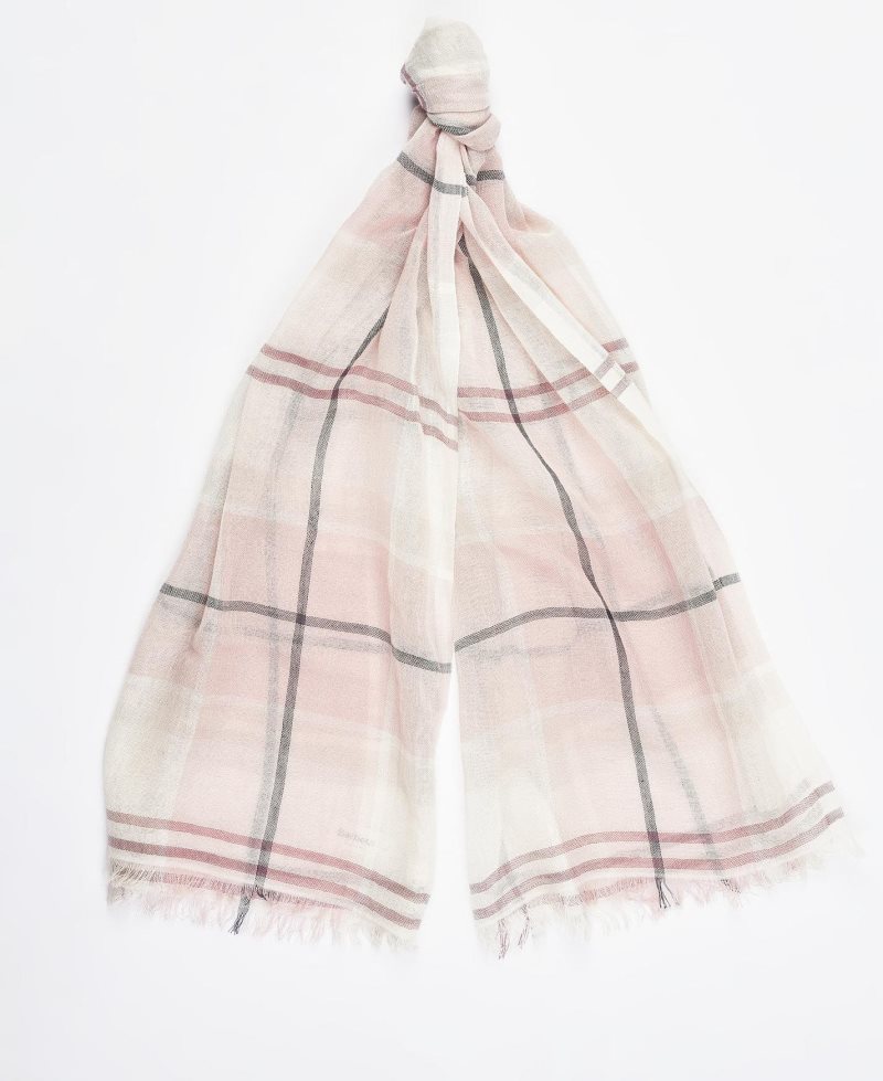 Barbour Christie Tartan Wrap Dewberry Tartan | PRH923460