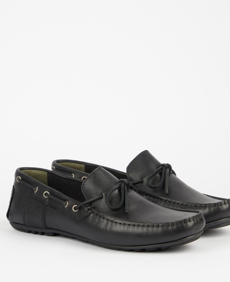 Barbour Clark Loafers Black | PAO650279