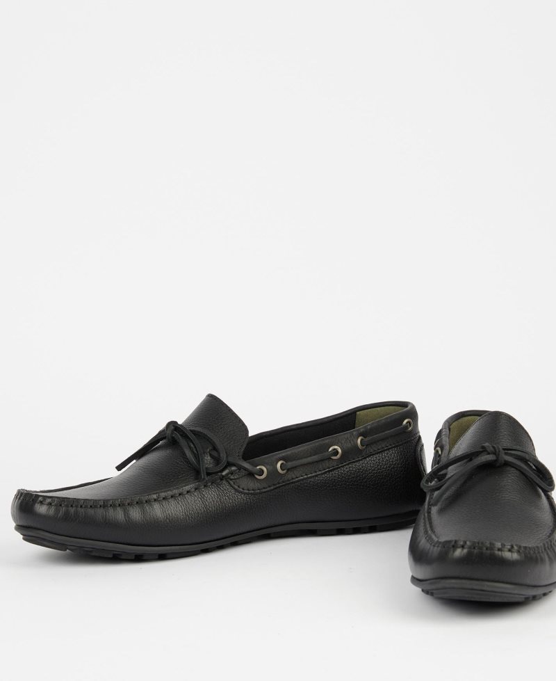 Barbour Clark Loafers Black | PAO650279