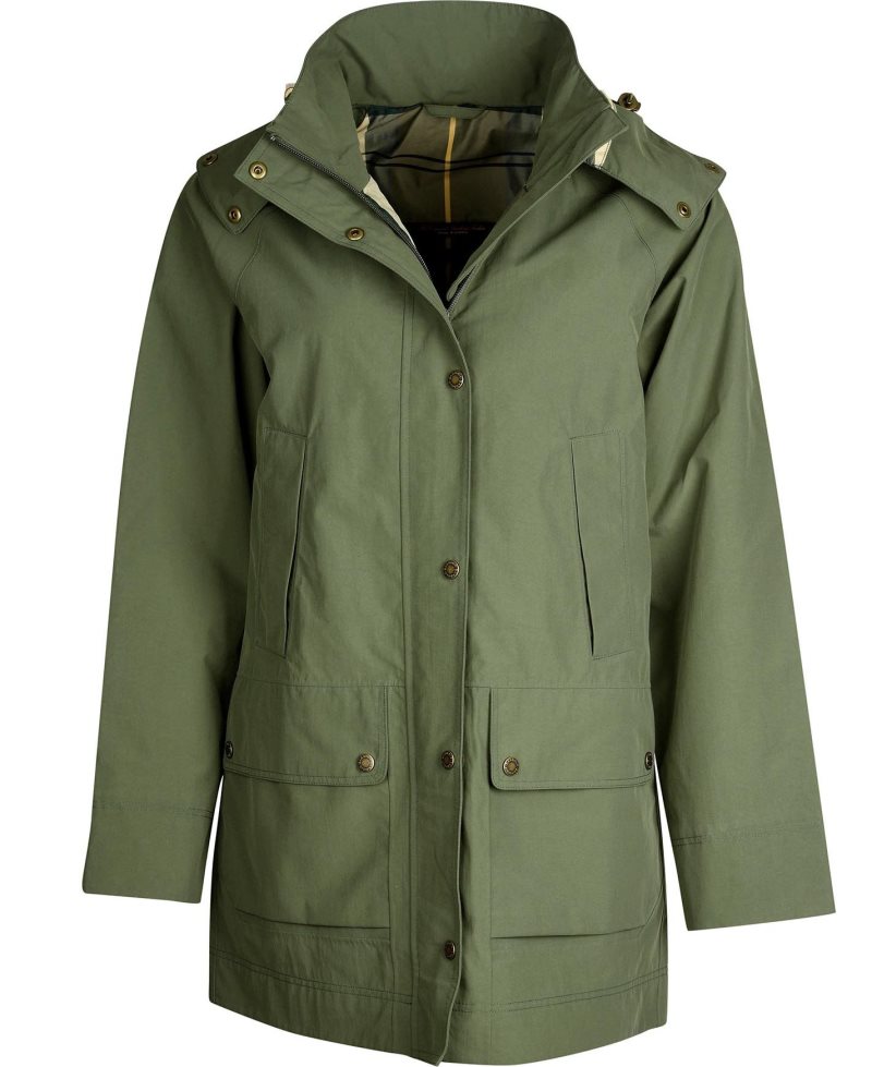 Barbour Clary Jacket Moss Stone Ancient | TIP265804