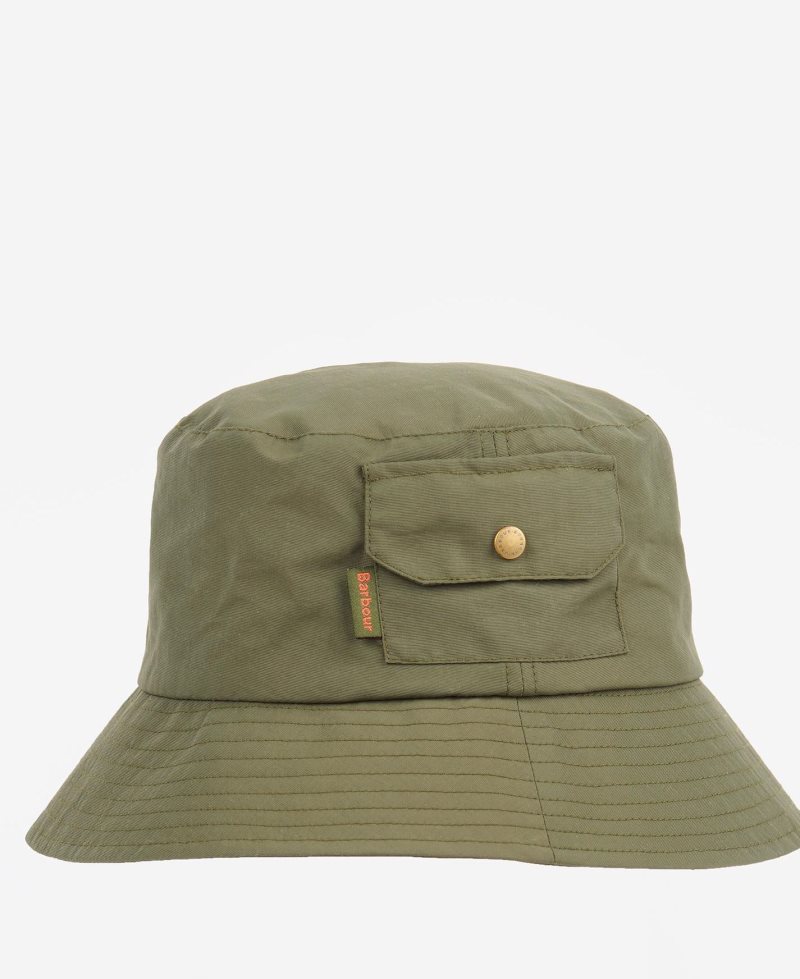 Barbour Claywood Pocket Sports Hat Olive | YIU038259