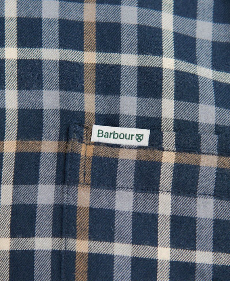 Barbour Coll Thermo Shirt Olive | GJQ876915