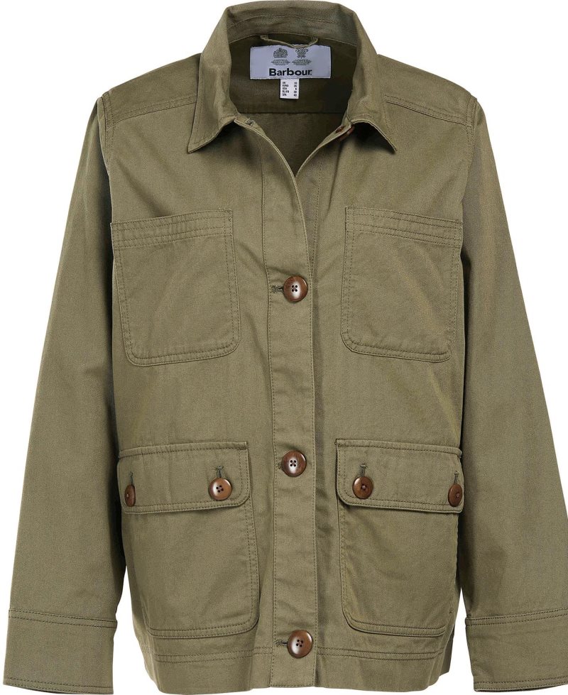 Barbour Coltsfoot Casual Jacket Dusky Khaki | ORX796285