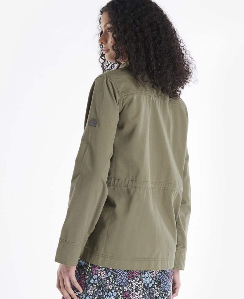 Barbour Coltsfoot Casual Jacket Dusky Khaki | ORX796285